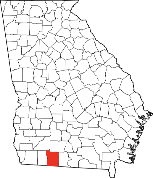 A photo displaying Thomas County in Georgia