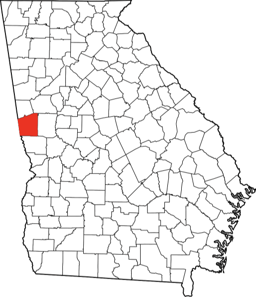 An image showing Troup County in Georgia