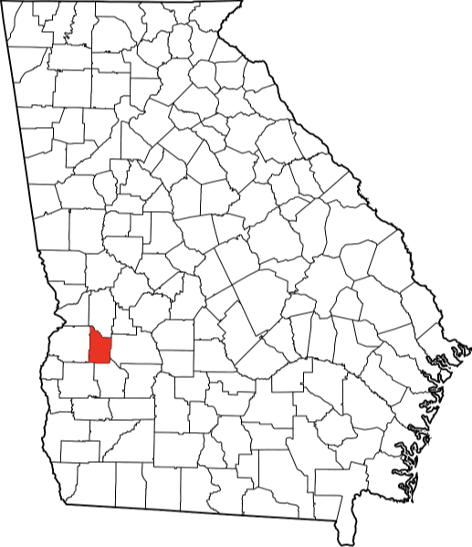 A photo displaying Webster County in Georgia