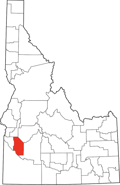 An image showing Ada County in Idaho
