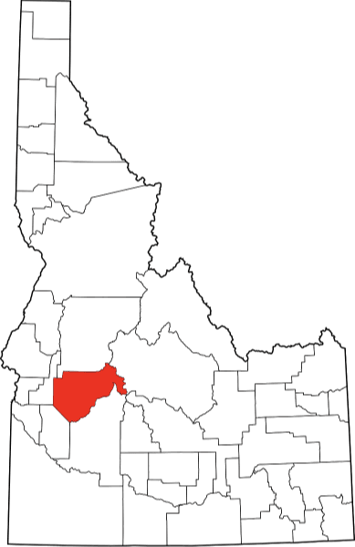 A photo displaying Boise County in Idaho