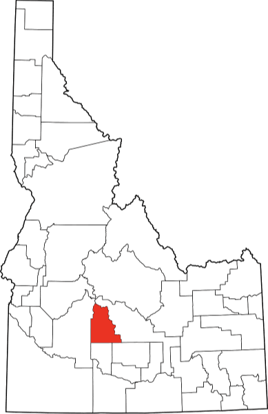 An image showing Camas County in Idaho