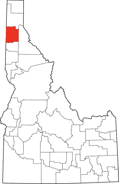 A photo displaying Kootenai County in Idaho