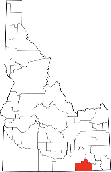 A photo displaying Oneida County in Idaho