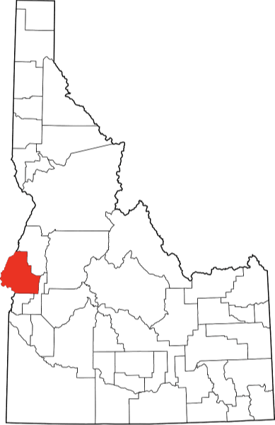 A photo displaying Washington County in Idaho.