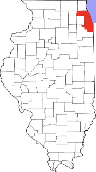 A photo displaying Cook County in Illinois