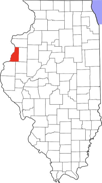 A photo displaying Henderson County in Illinois