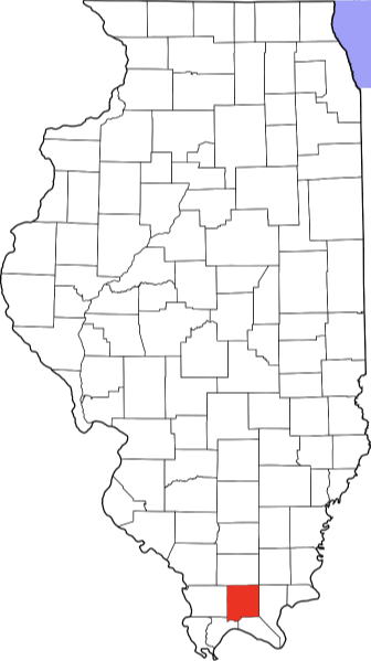 A photo displaying Johnson County in Illinois
