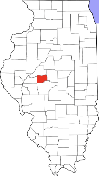 An image showing Menard County in Illinois