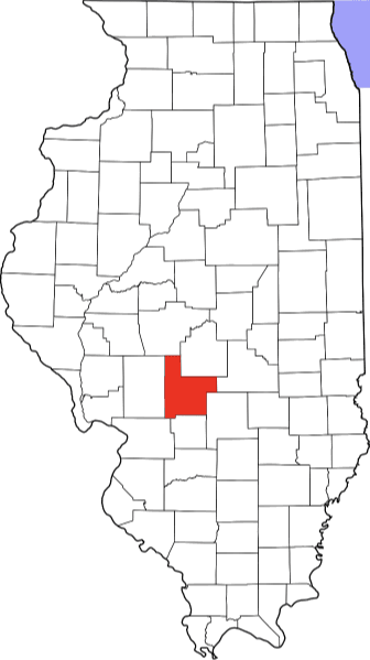 A photo displaying Montgomery County in Illinois