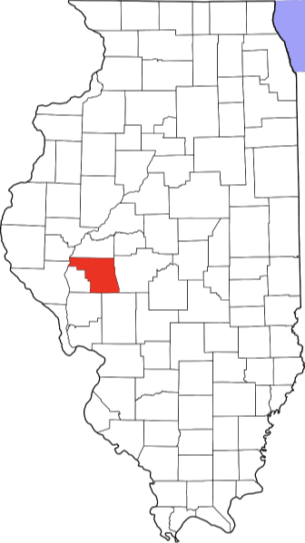 An image showing Morgan County in Illinois