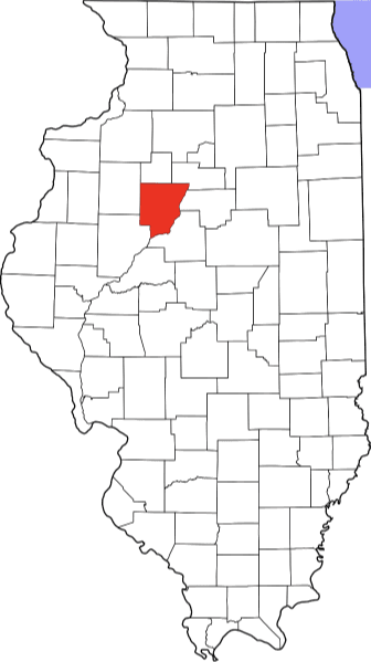 A photo displaying Peoria County in Illinois