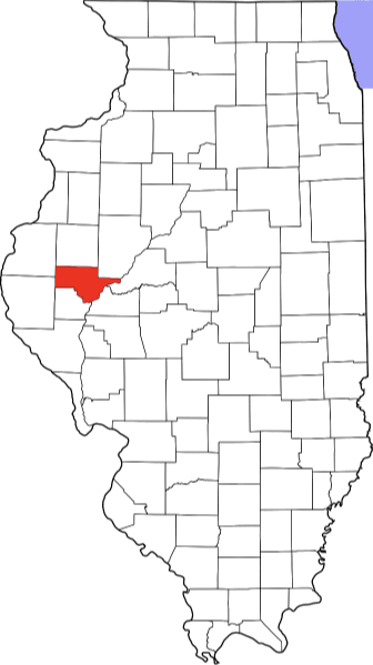 A photo displaying Sangamon County in Illinois
