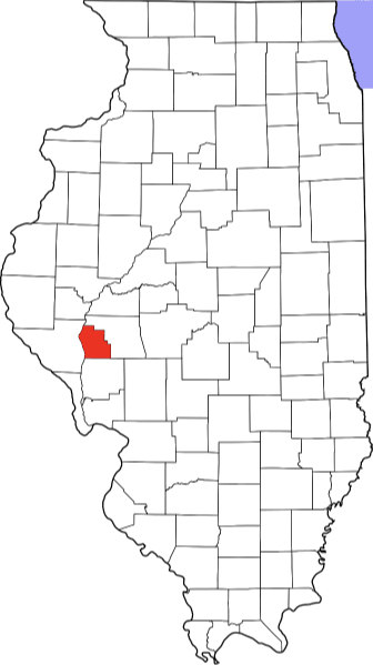 An image showing Schuyler County in Illinois