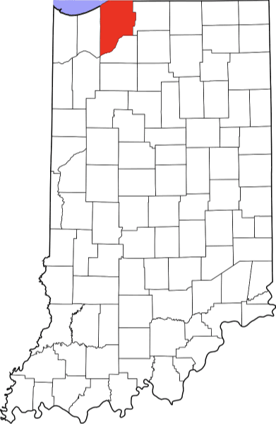 A photo of La Porte County in Indiana