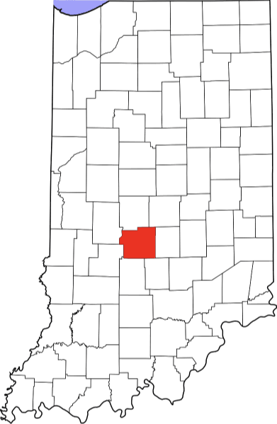 An illustration of Morgan County in Indiana