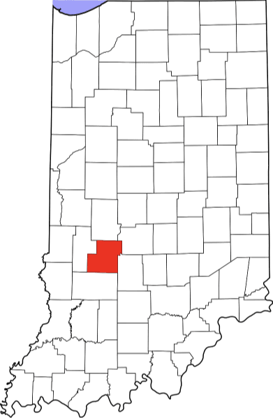 A picture displaying Owen County in Indiana