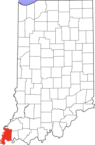 An image showing Posey County in Indiana