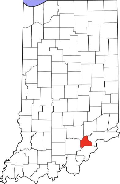A picture displaying Scott County in Indiana