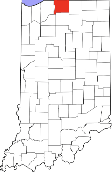 A picture displaying St. Joseph County in Indiana