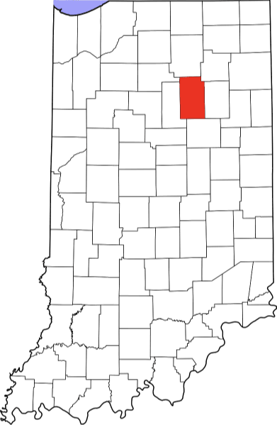 An illustration of Wabash County in Indiana