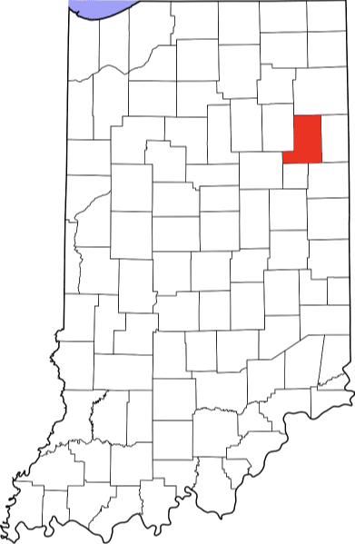 A picture displaying Wells County in Indiana