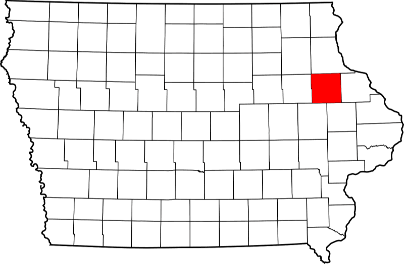 An image showing Delaware County in Iowa