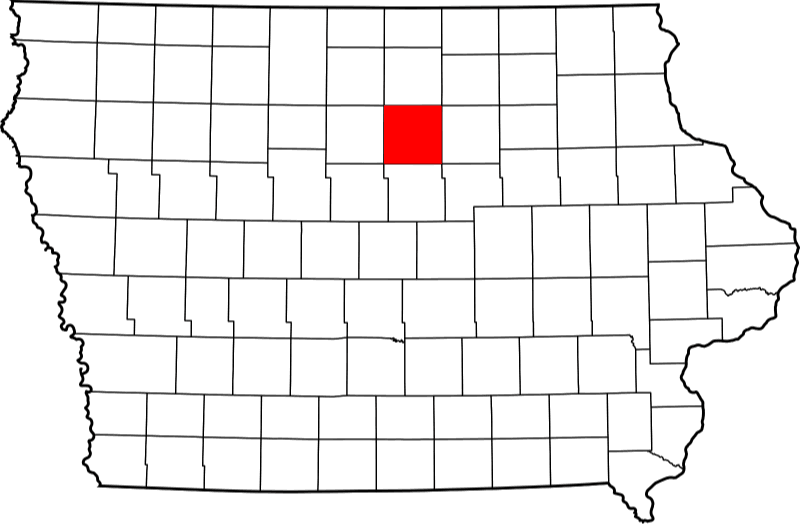 An illustration of Franklin County in Iowa