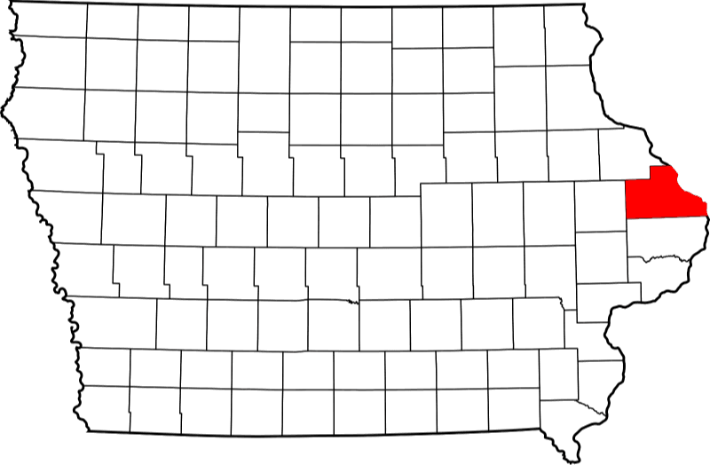 A picture displaying Jackson County in Iowa