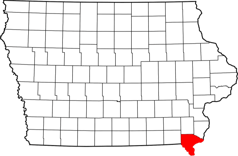 An image showing Lee County in Iowa