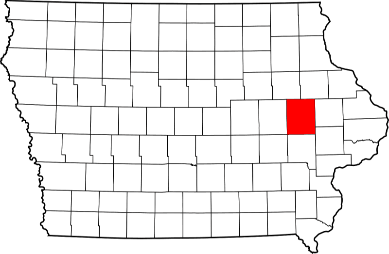 An image showing Linn County in Iowa