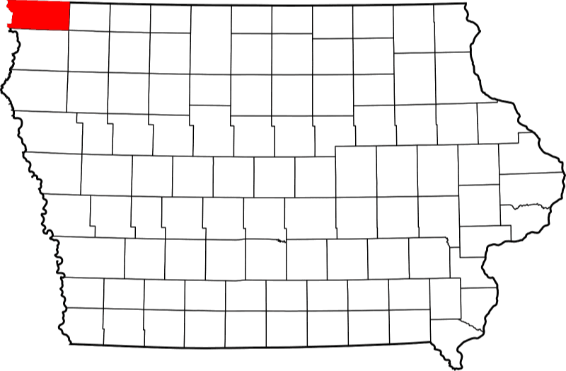 A picture displaying Lyon County in Iowa