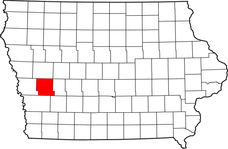 A picture displaying Shelby County in Iowa
