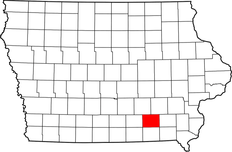 A picture displaying Wapello County in Iowa