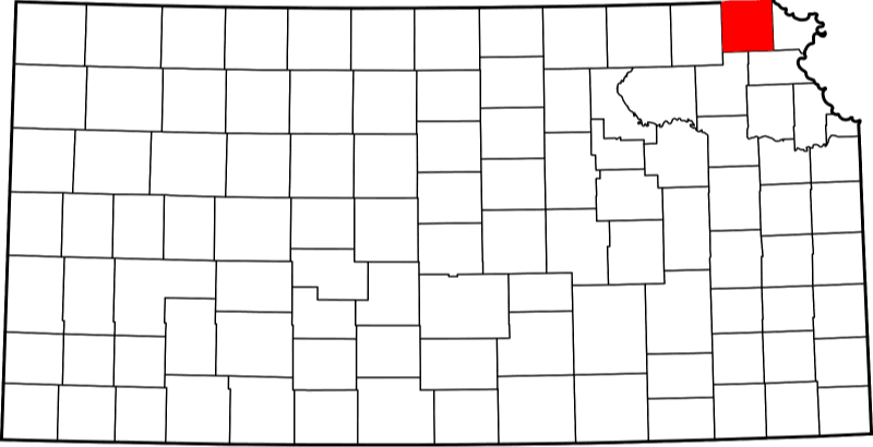A picture displaying Brown County in Kansas