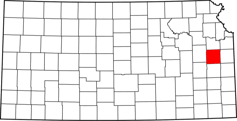 A picture displaying Franklin County in Kansas