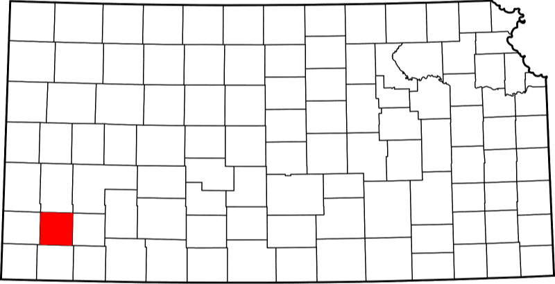 An illustration of Grant County in Kansas