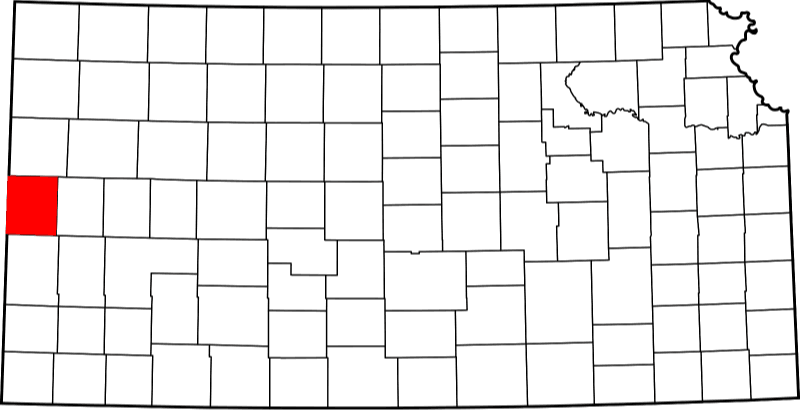 An illustration of Greeley County in Kansas