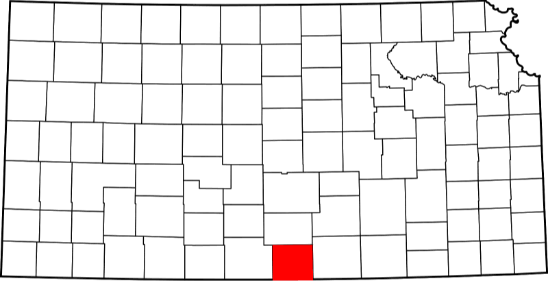 A picture displaying Harper County in Kansas