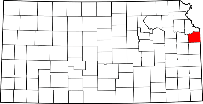 An illustration of Johnson County in Kansas