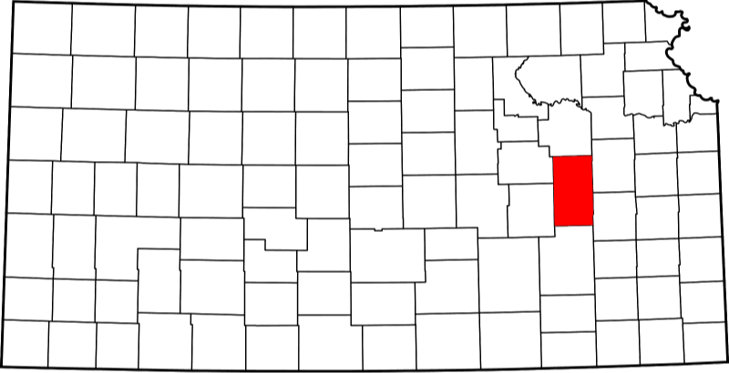 A picture displaying Lyon County in Kansas