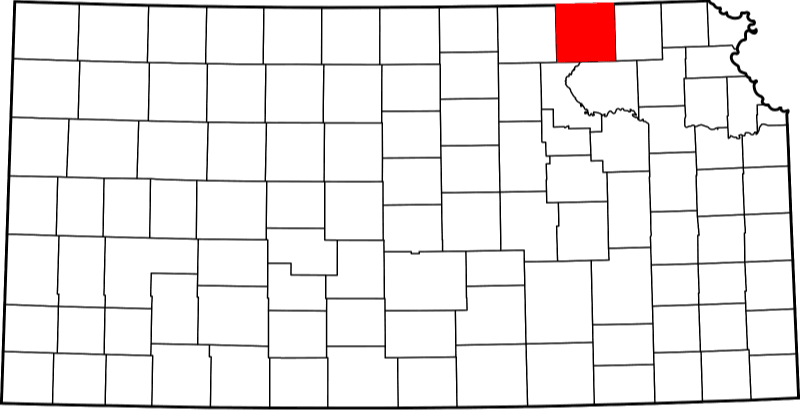 An illustration of Marshall County in Kansas