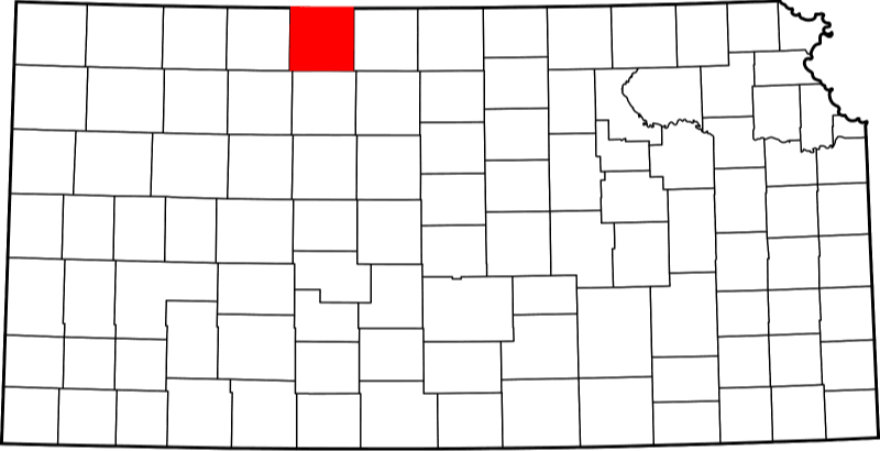 A picture displaying Phillips County in Kansas
