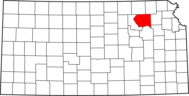 A picture displaying Pottawatomie County in Kansas