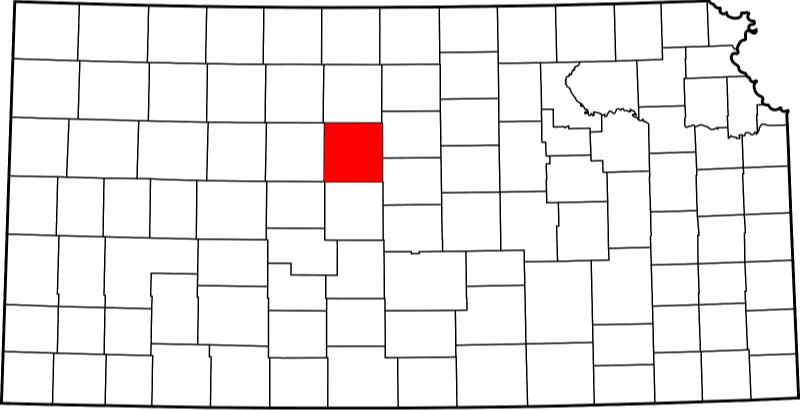 A picture displaying Russell County in Kansas