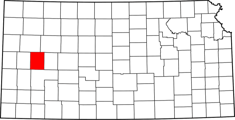 An illustration of Scott County in Kansas