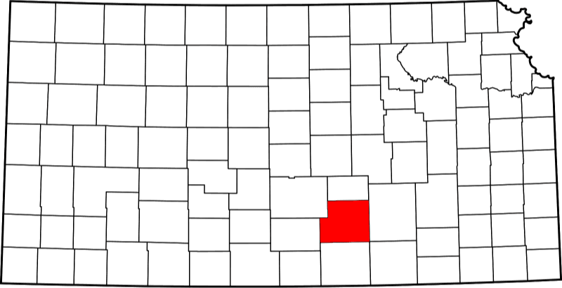 A picture displaying Sedgwick County in Kansas