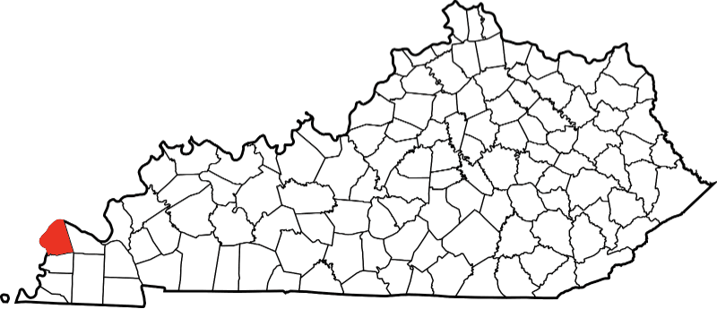 A picture displaying Ballard County in Kentucky