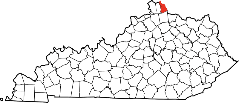 An image showing Campbell County in Kentucky