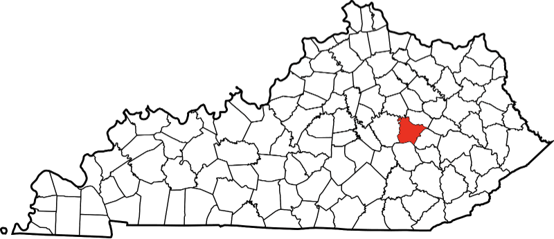 A picture displaying Estill County in Kentucky